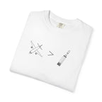 Airplanes over Rockets T-shirt