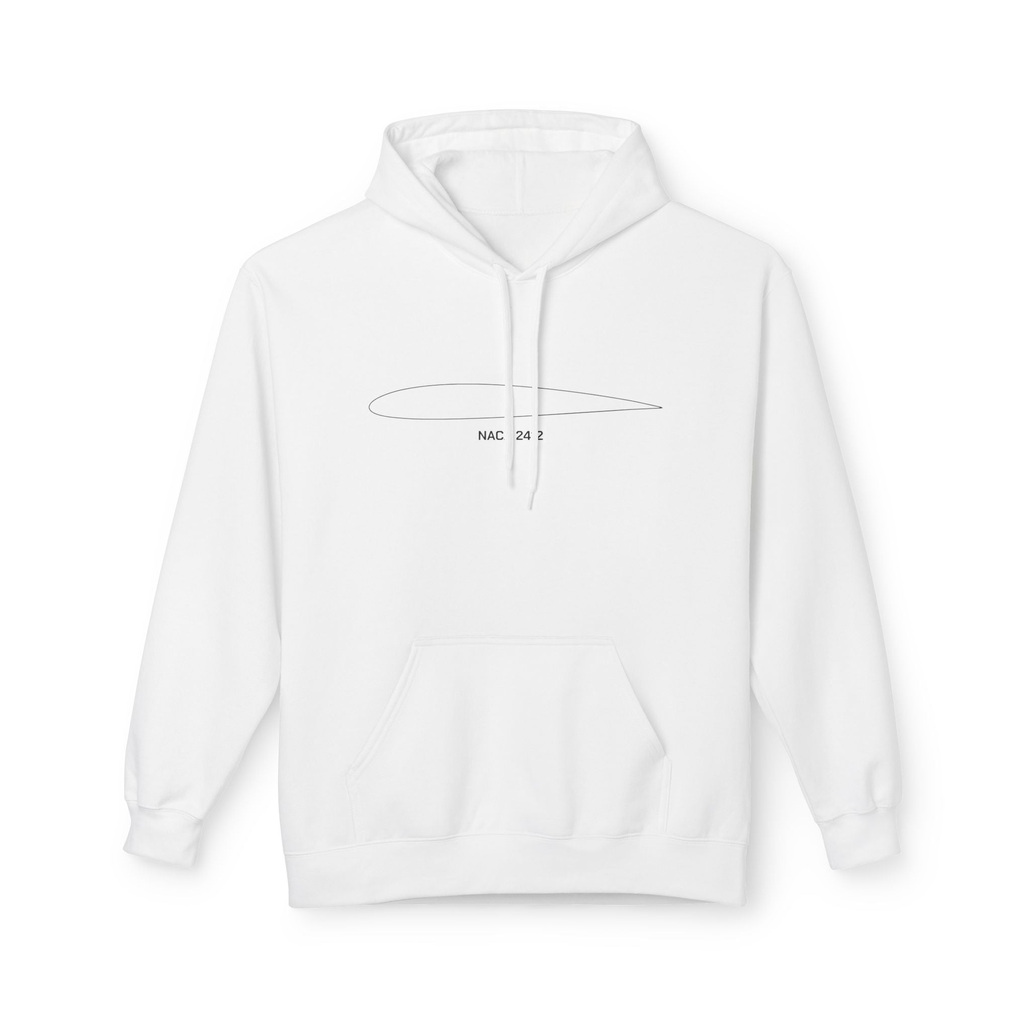 NACA 2412 Airfoil Outline Hoodie