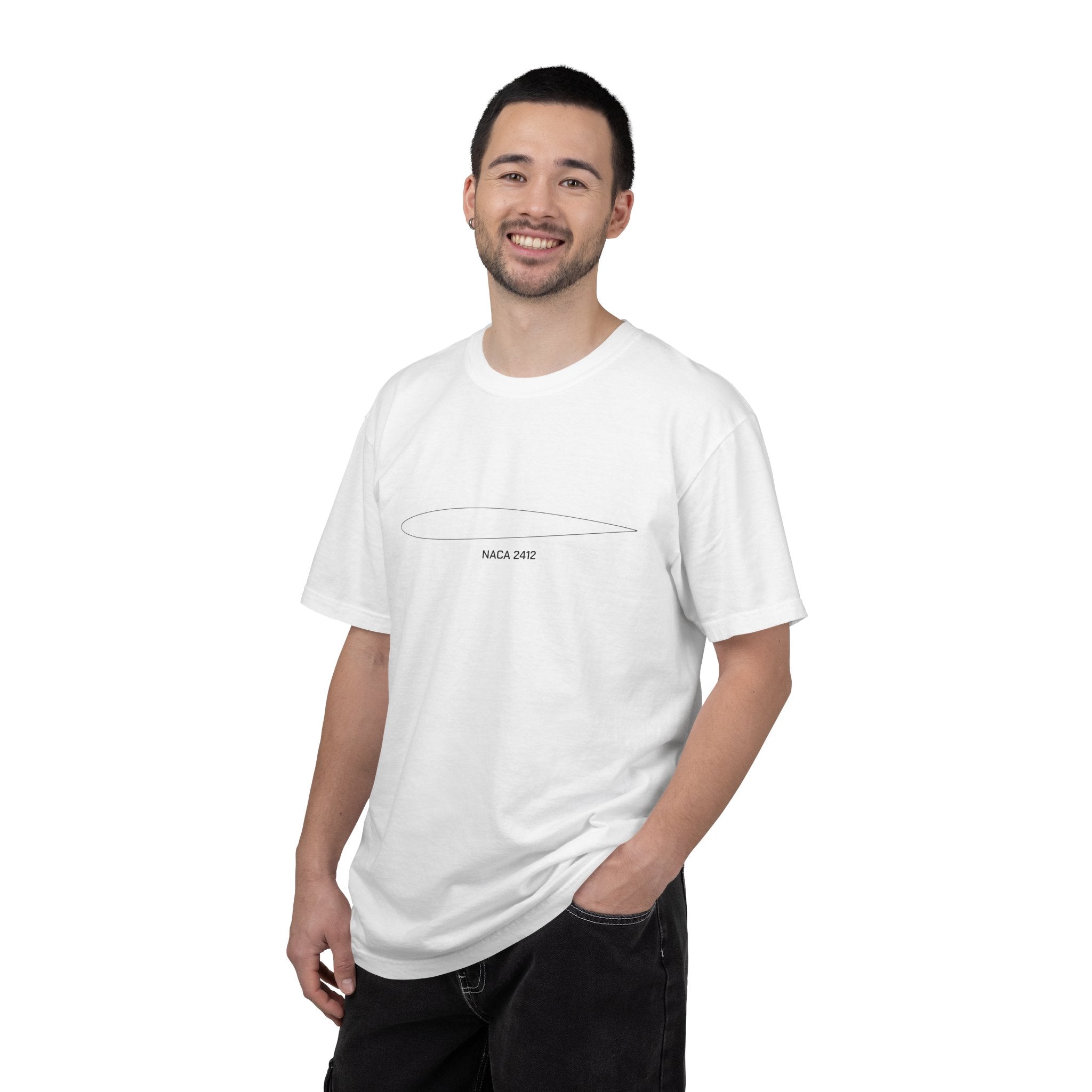 NACA 2412 Airfoil Outline T-Shirt
