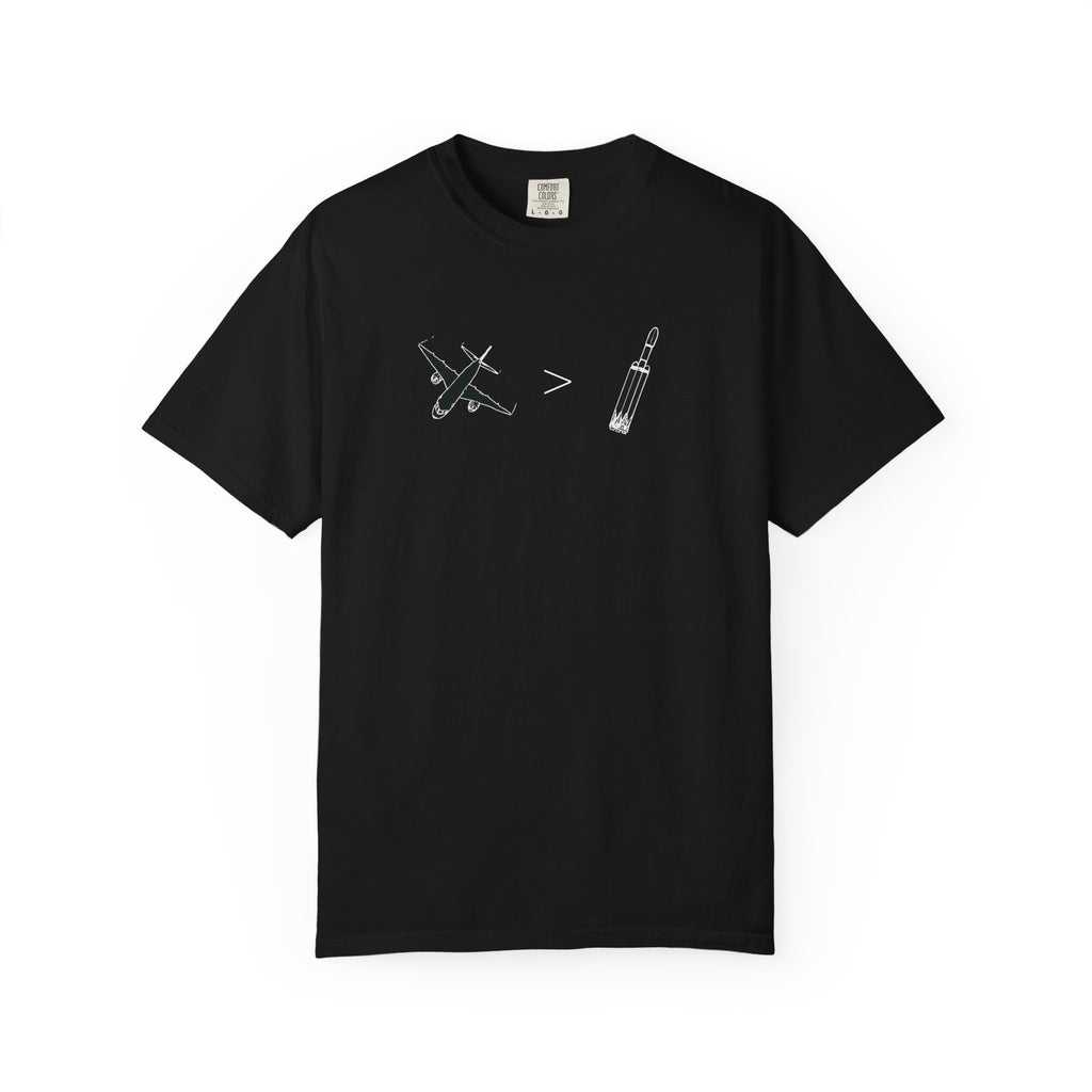 Airplanes over Rockets T-shirt