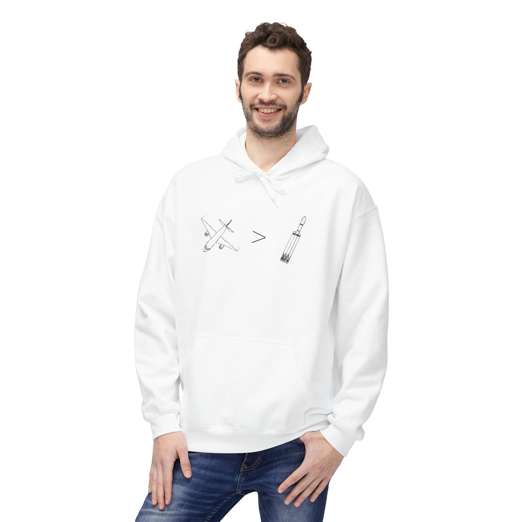 Airplanes over Rockets Hoodie