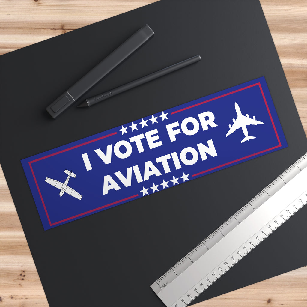 Aviation Bumper Sticker