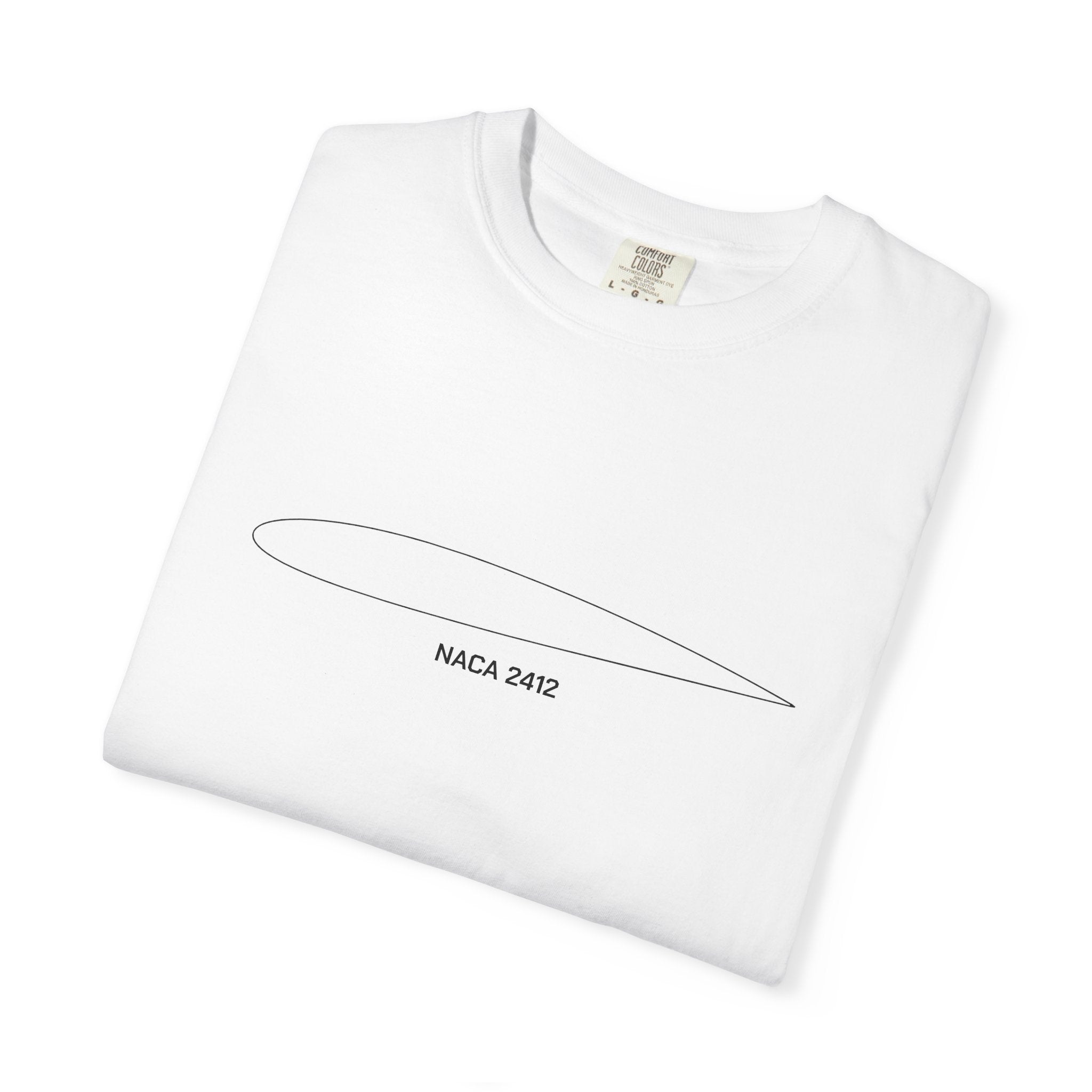 NACA 2412 Airfoil Outline T-Shirt