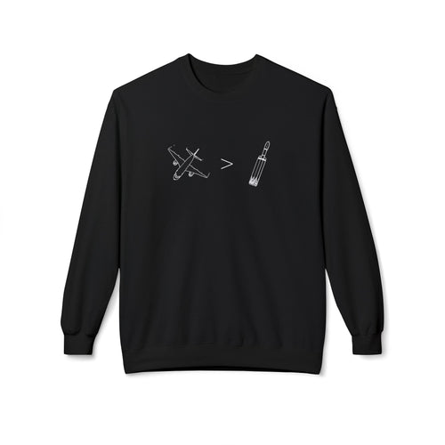 Airplanes over Rockets Sweatshirt