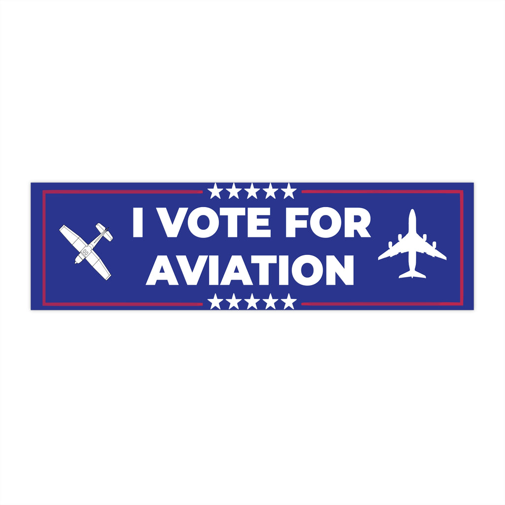 Aviation Bumper Sticker
