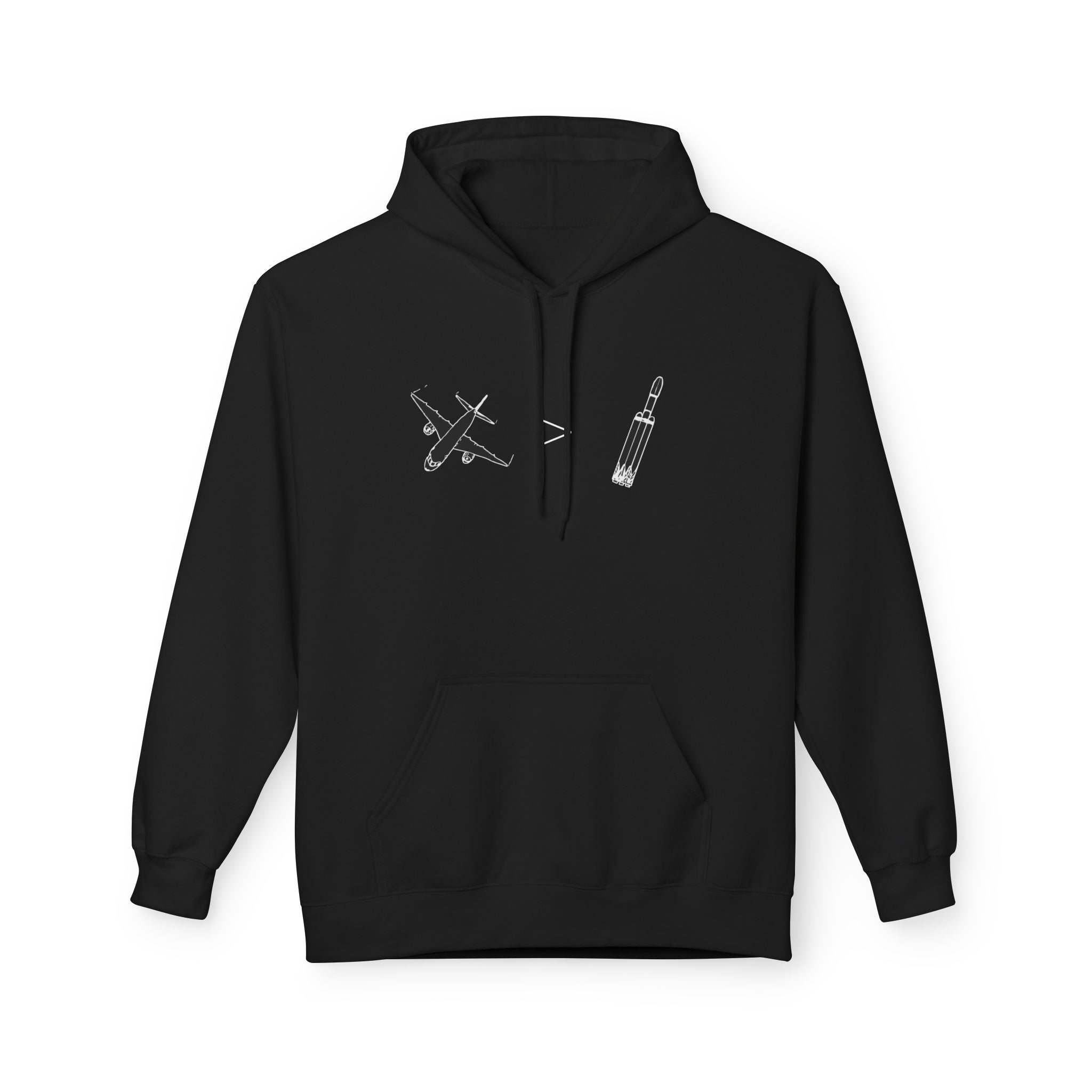 Airplanes over Rockets Hoodie