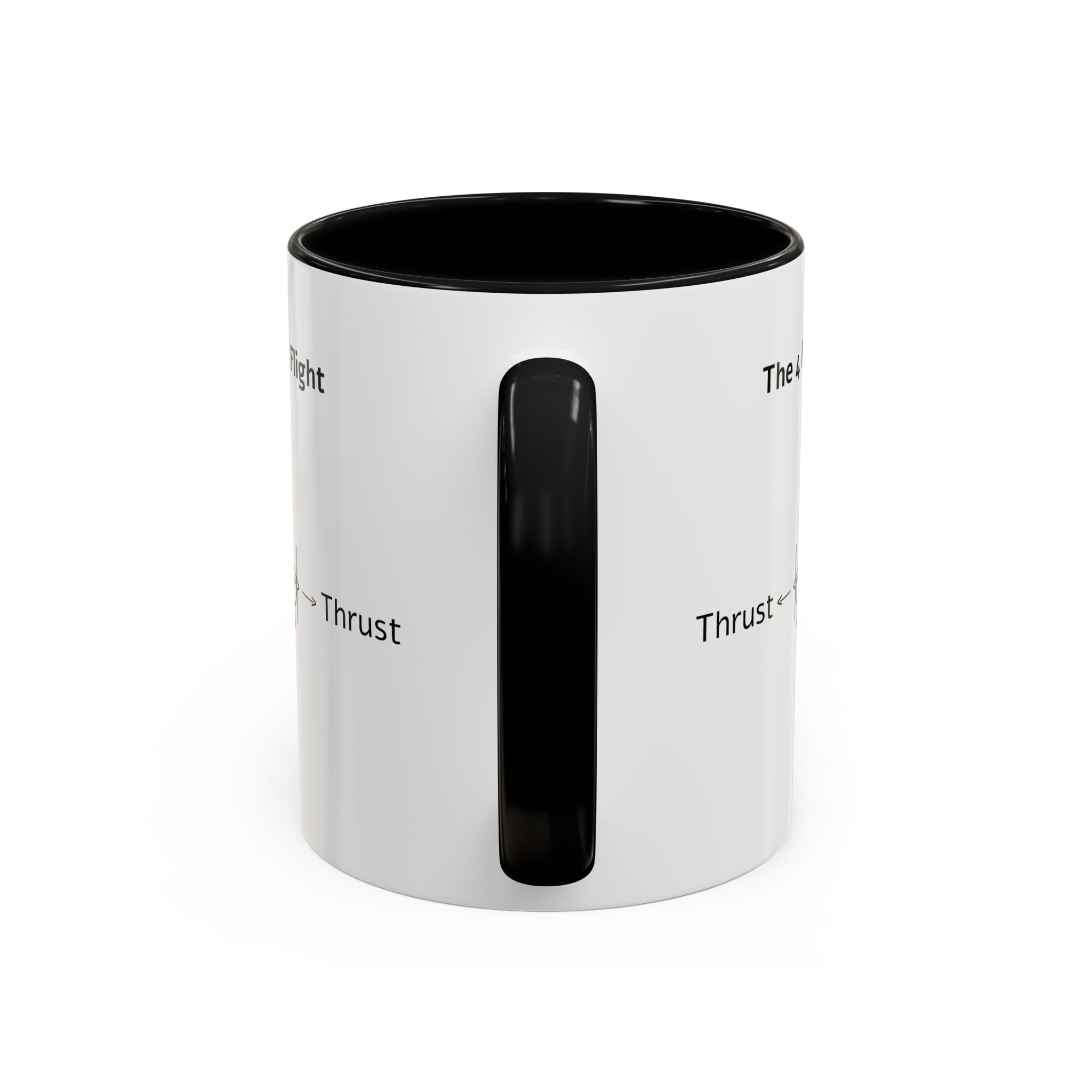 The 4 Forces of Flight Accent Mug