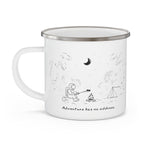 Adventurous Astronaut Enamel Camping Mug