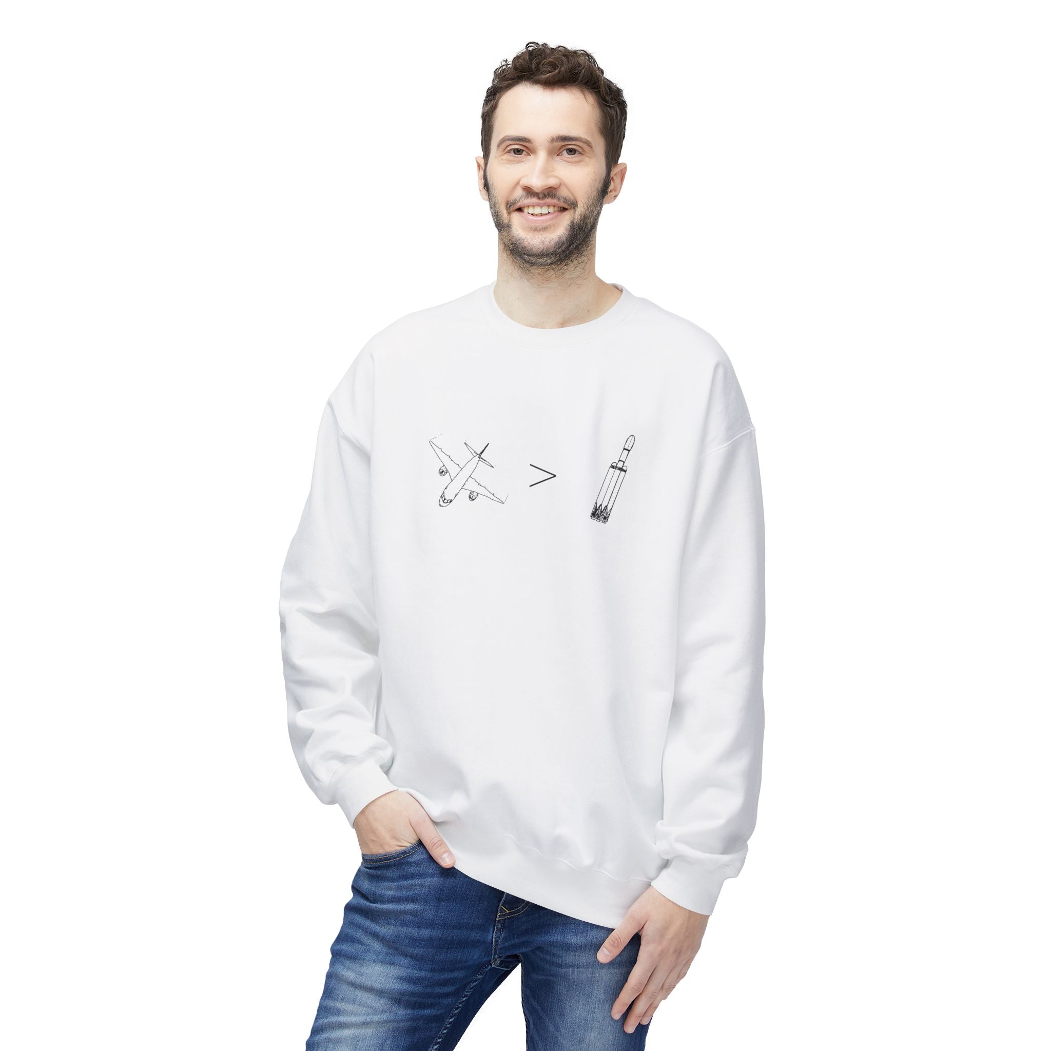 Airplanes over Rockets Sweatshirt