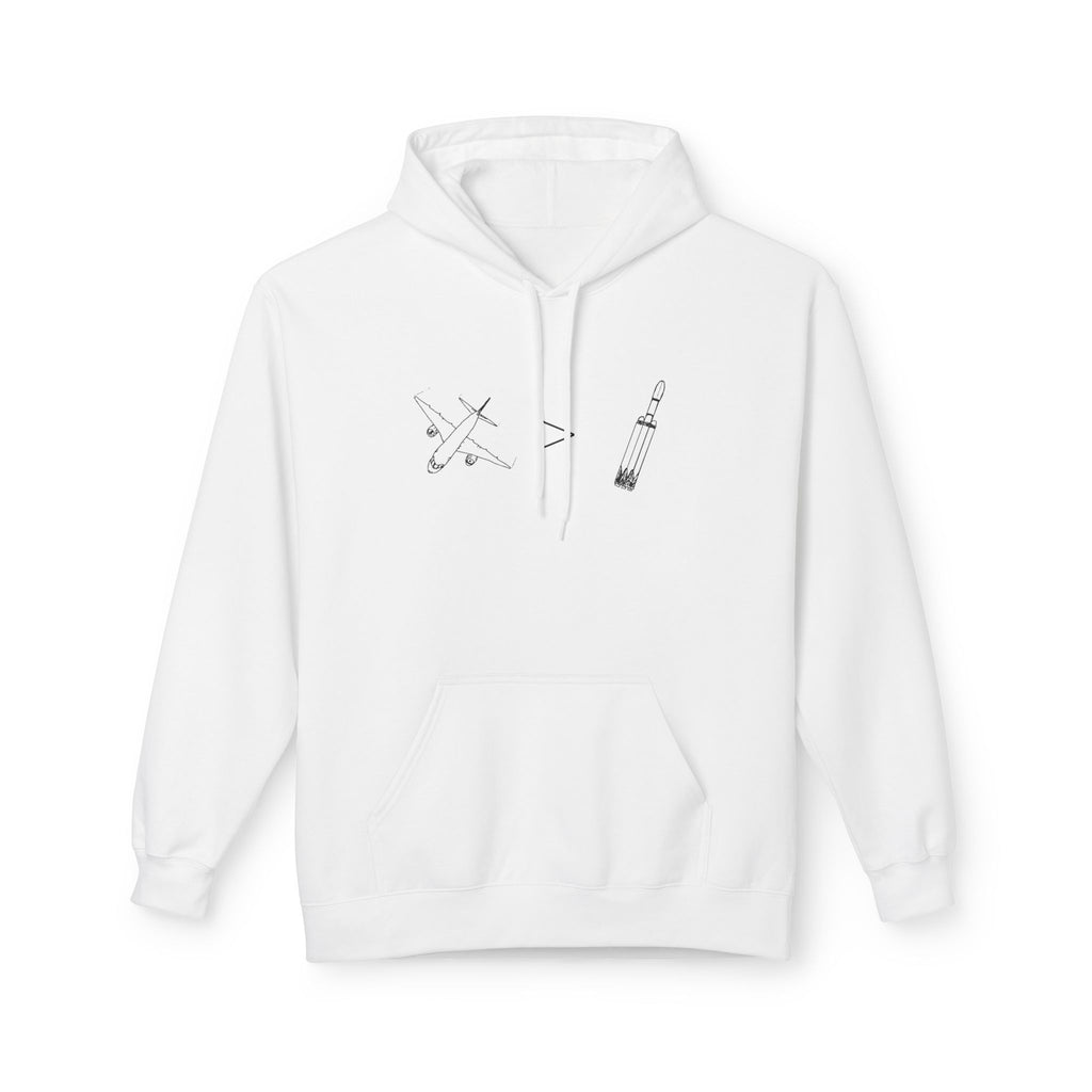 Airplanes over Rockets Hoodie
